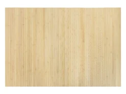 Online Clicnbuy Alfombra rectangular bambú color natural claro 70x100 cm Beige