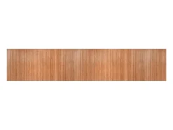 Discount Clicnbuy Alfombra rectangular bambú color natural 100x500 cm Marru00f3n