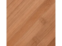 Discount Clicnbuy Alfombra rectangular bambú color natural 100x500 cm Marru00f3n
