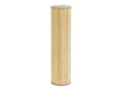 Outlet Clicnbuy Alfombra rectangular bambú color natural claro 80x1000 cm Beige