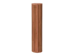 Hot Clicnbuy Alfombra rectangular bambú marrón 80x400 cm Marru00f3n