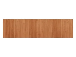 Hot Clicnbuy Alfombra rectangular bambú marrón 80x300 cm Marru00f3n