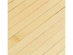Hot Alfombra rectangular de bambú natural claro 70x200 cm Color natural oscuro