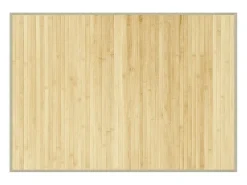 Discount Alfombra rectangular de bambú natural claro 70x100 cm Color natural oscuro