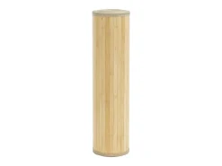 New Alfombra rectangular de bambú natural claro 80x100 cm Beige