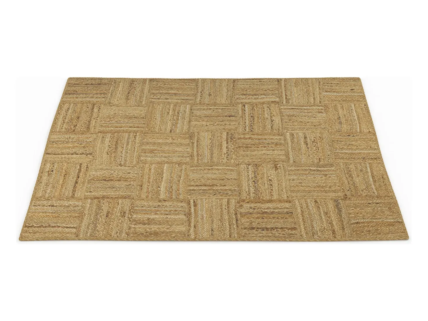 Alfombra rectangular de yute 120 x 150 cm - Kara