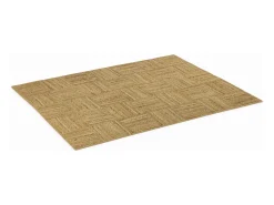 Alfombra rectangular de yute 120 x 150 cm - Kara