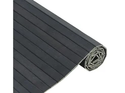 Alfombra De Cocina|Alfombra Redonda^Alfombra rectangular 100x100 cm bambú Gris