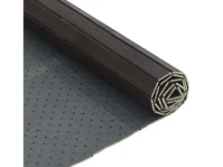 Online Alfombra rectangular marrón oscuro 60x300 cm bambú Marru00f3n