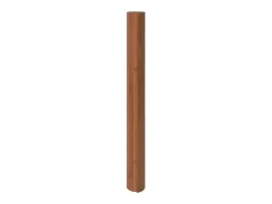 Hot Alfombra rectangular marrón 60x500 cm bambú Marru00f3n