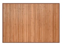 Alfombra rectangular natural de bambú 70x100 cm