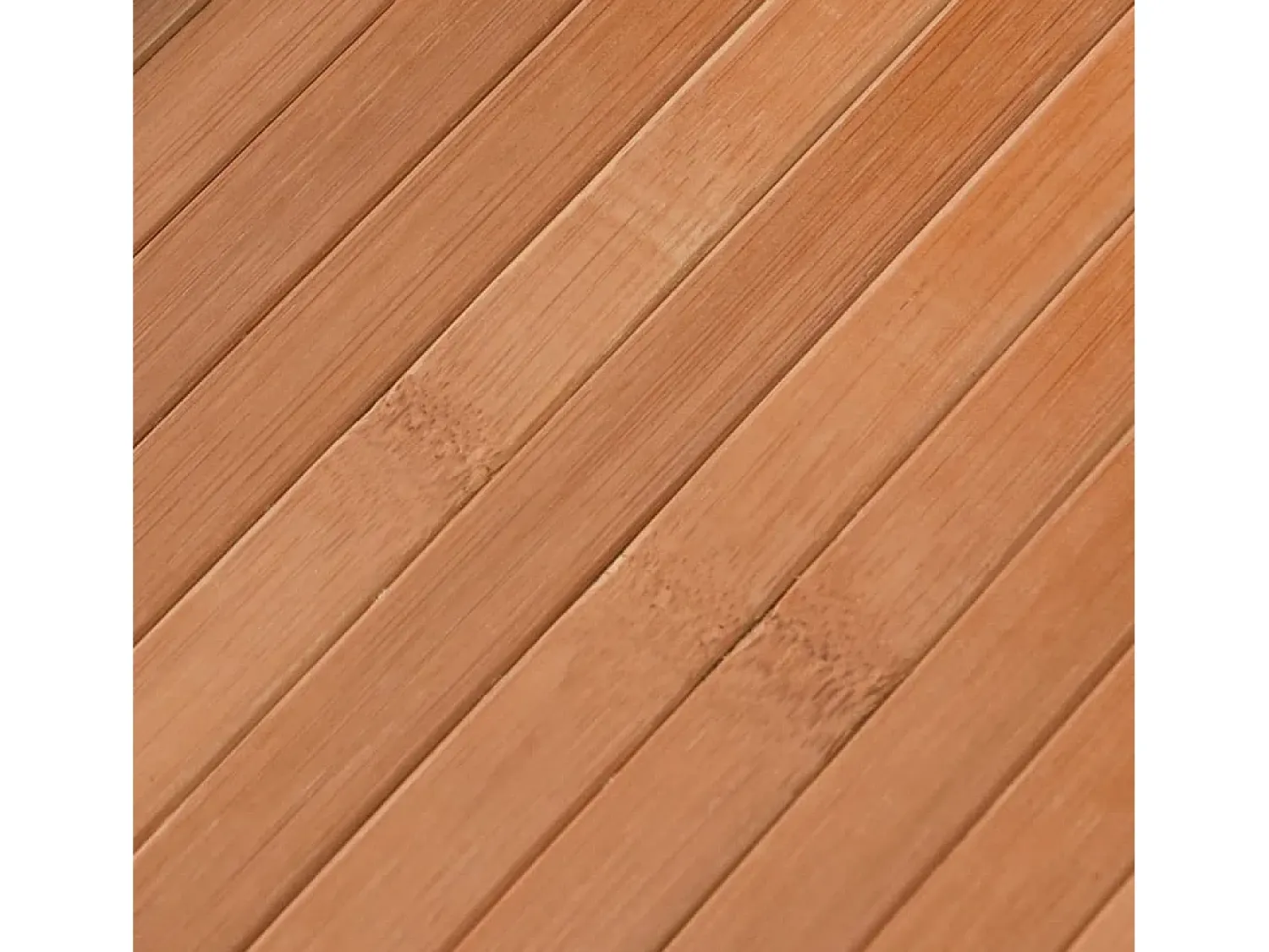Outlet Alfombra rectangular natural de bambú 100x200 cm Marru00f3n