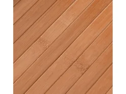 Discount Alfombra rectangular natural de bambú 60x200 cm Marru00f3n