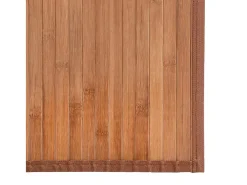Discount Alfombra rectangular natural de bambú 70x200 cm Marru00f3n