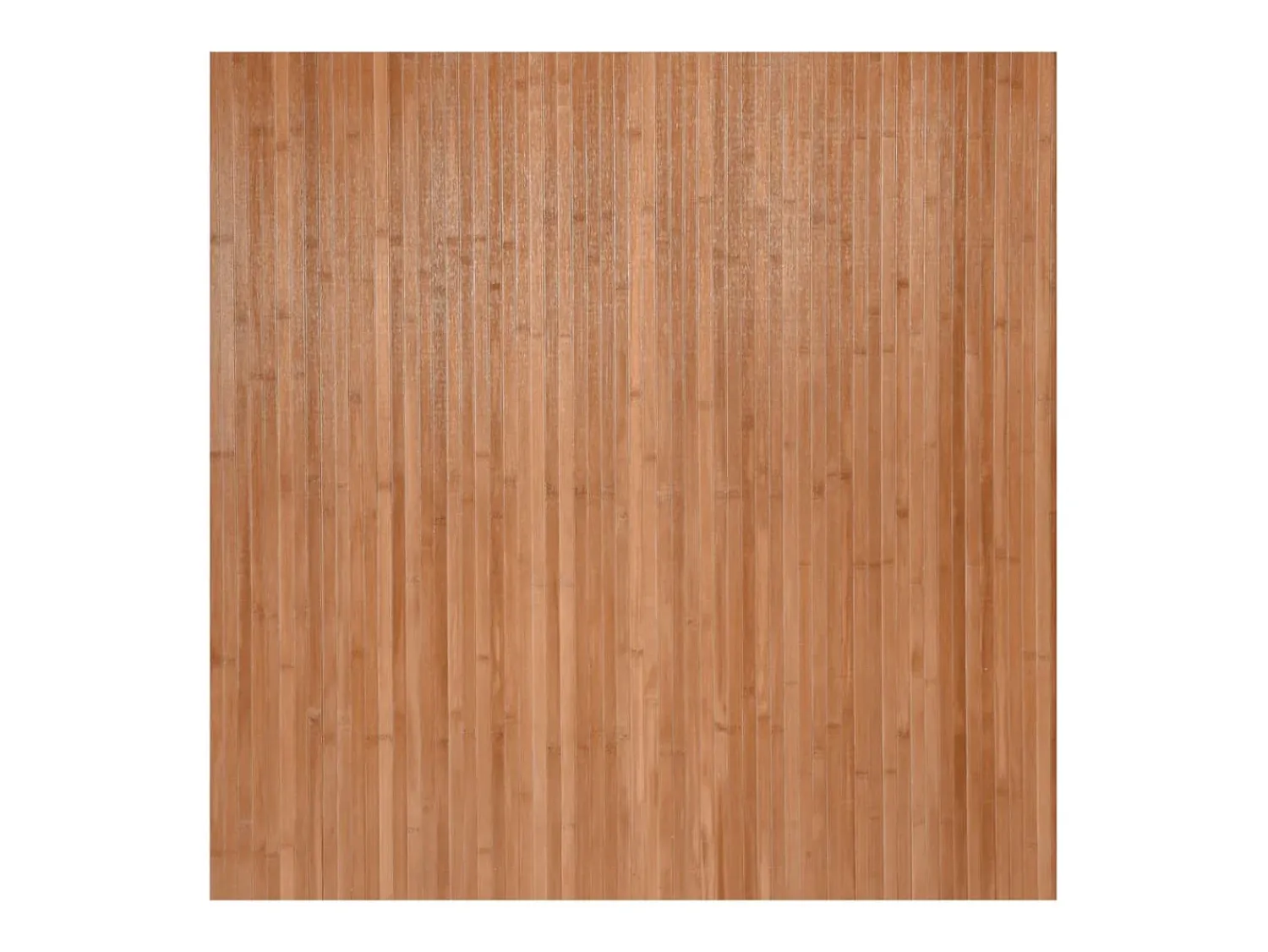 Sale Alfombra rectangular natural 100x100 cm bambú Color natural oscuro