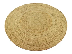 Alfombra redonda - 100% yute trenzado - D. 200 cm - Natural - JAIPUR