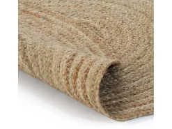 Sale Clicnbuy Alfombra redonda 90 cm yute trenzado Beige