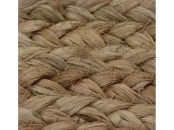 Sale Clicnbuy Alfombra redonda 90 cm yute trenzado Beige
