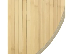 Clicnbuy Alfombra De Salón|Alfombra Redonda^Alfombra redonda bambú color natural claro 80 cm Beige