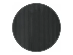 Clicnbuy Alfombra De Salón|Alfombra Redonda^Alfombra redonda bambú 100 cm Gris