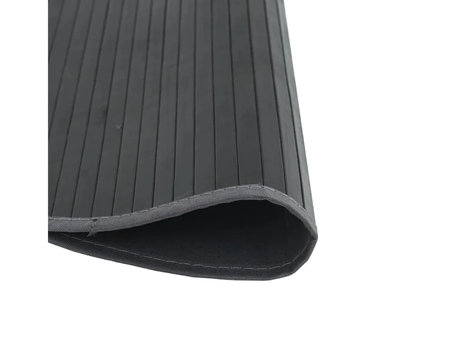 Clicnbuy Alfombra De Salón|Alfombra Redonda^Alfombra redonda bambú 100 cm Gris