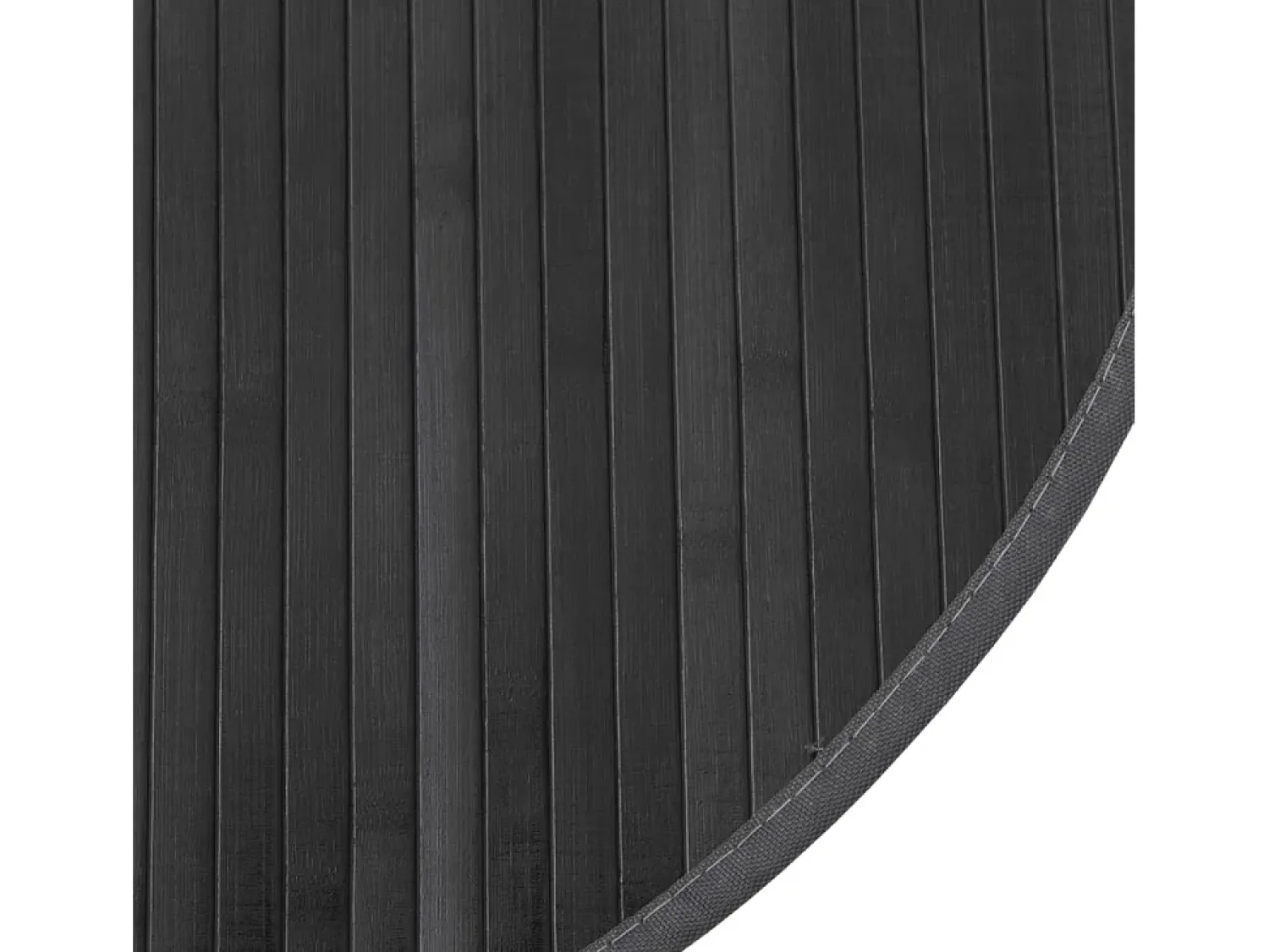Clicnbuy Alfombra De Salón|Alfombra Redonda^Alfombra redonda bambú 60 cm Gris