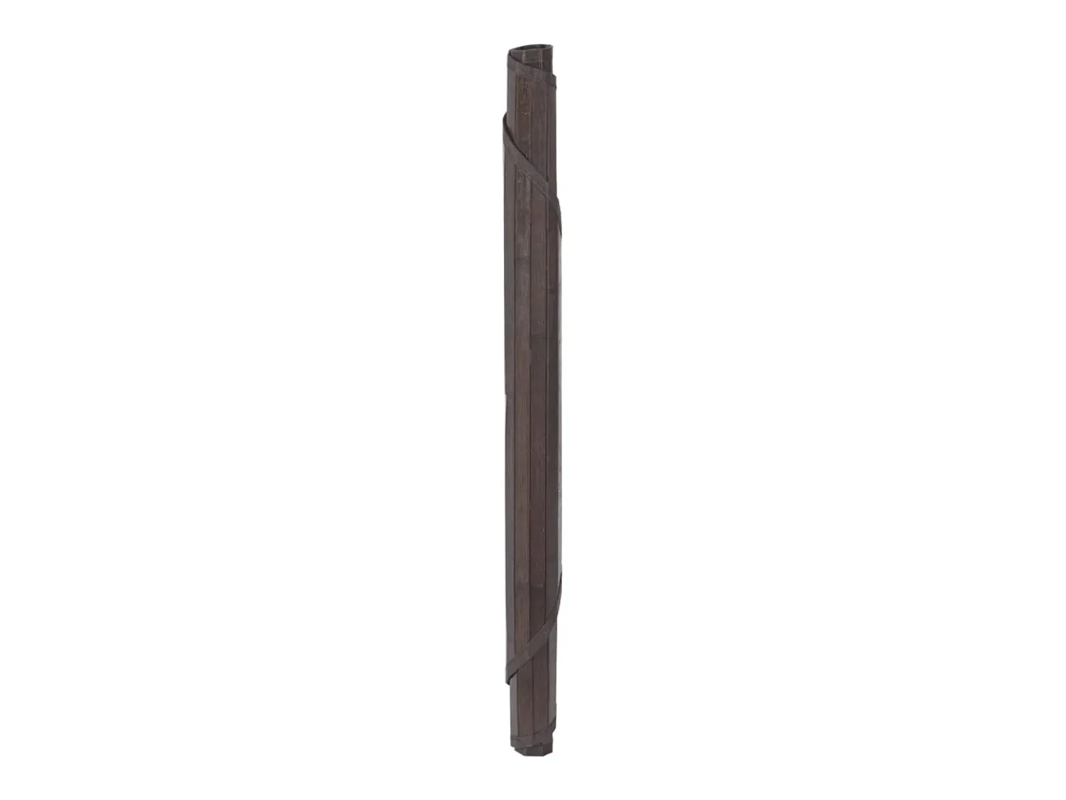 Best Clicnbuy Alfombra redonda bambú marrón oscuro 60 cm Marru00f3n