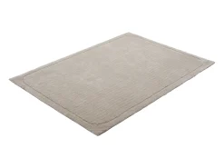 Vente-unique Alfombra De Salón^Alfombra redonda de pelo medio, 200 x 290 cm, , VELINA Topo