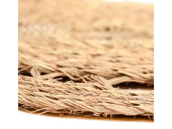 New Alfombra redonda esparto túnez 100 cm d&l 100 CM Marru00f3n