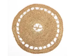 Online Alfombra redonda esparto túnez 120 cm d&l 120 CM Marru00f3n