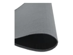 Hot Alfombra redonda de 60 cm de bambú Gris