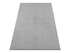 the carpet Alfombra De Salón^Alfombra Rio ala estar antideslizante arco, , 160 x 220 cm Gris