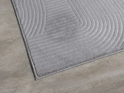 the carpet Alfombra De Salón^Alfombra Rio ala estar antideslizante arco, , 160 x 220 cm Gris