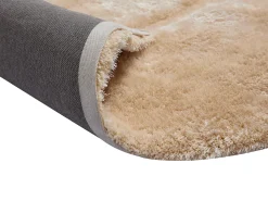 Sale OZAIA Alfombra shaggy de pelo largo - turquesa y gris - 160 x 230 cm - PIETRA Beige