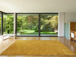 OZAIA Alfombra De Salón^Alfombra shaggy de pelo largo - 160 x 230 cm - Amarillo - MILINIO Mostaza
