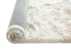 Alfombra shaggy de pelo largo ultra suave - 160 x 230 cm - Beige - DOLCE