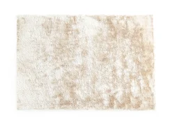 Alfombra shaggy de pelo largo ultra suave - 160 x 230 cm - Beige - DOLCE