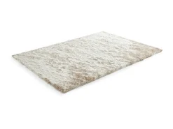 Alfombra shaggy de pelo largo ultra suave - 160 x 230 cm - Beige - DOLCE
