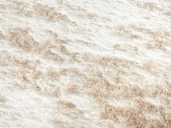 Alfombra shaggy de pelo largo ultra suave - 160 x 230 cm - Beige - DOLCE