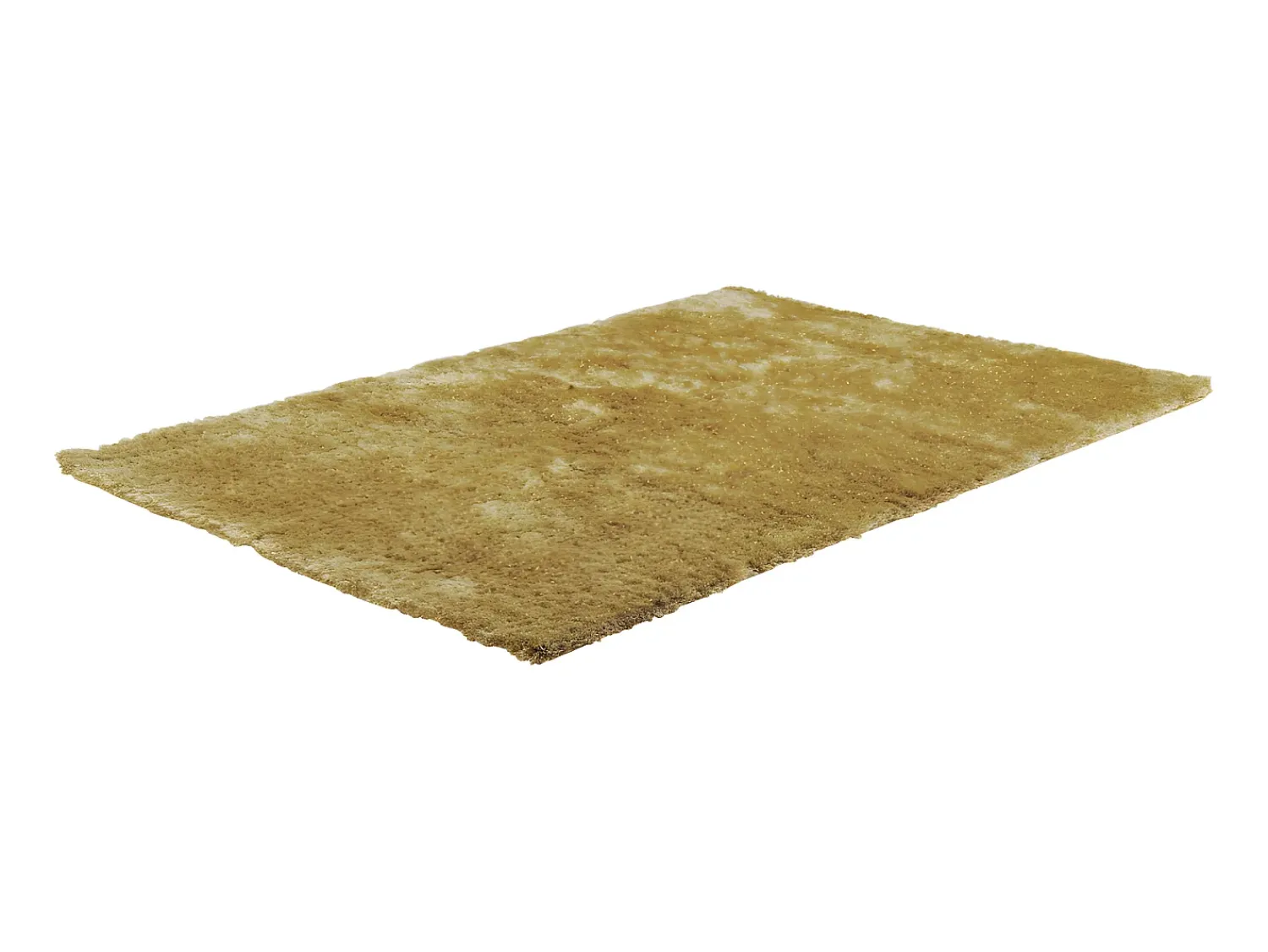 OZAIA Alfombra De Salón^Alfombra shaggy de pelo largo - Dorada - 160 x 230 cm - poliéster - GLITTER Dorado