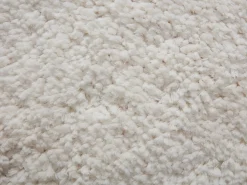 Vente-unique Alfombra De Salón^Alfombra shaggy de pelo largo con bordes ondulados, 160 x 230 cm, , NERIDA Blanco