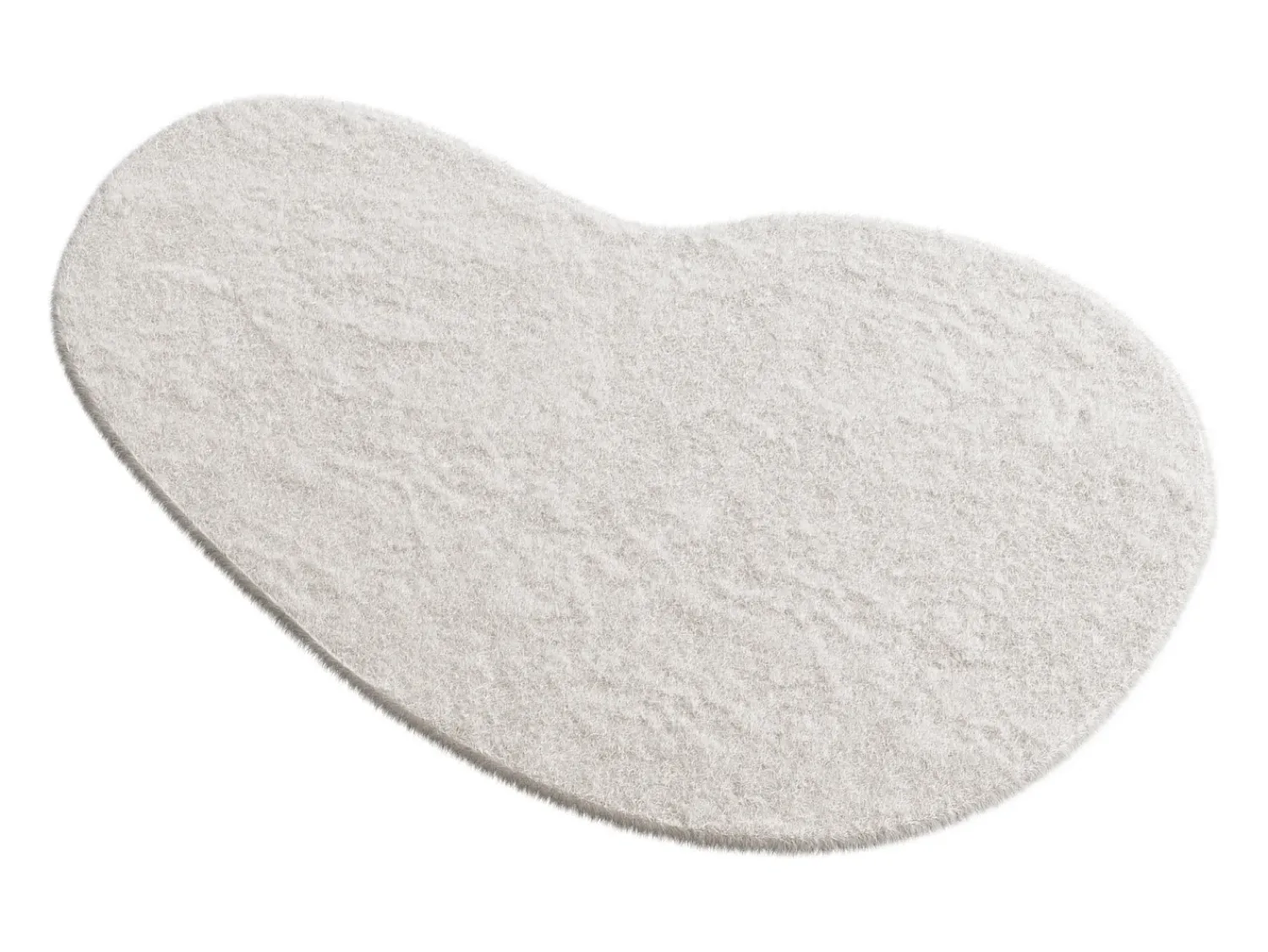 New OZAIA Alfombra shaggy efecto piel, 160 x 230 cm, , GIRONA Beige