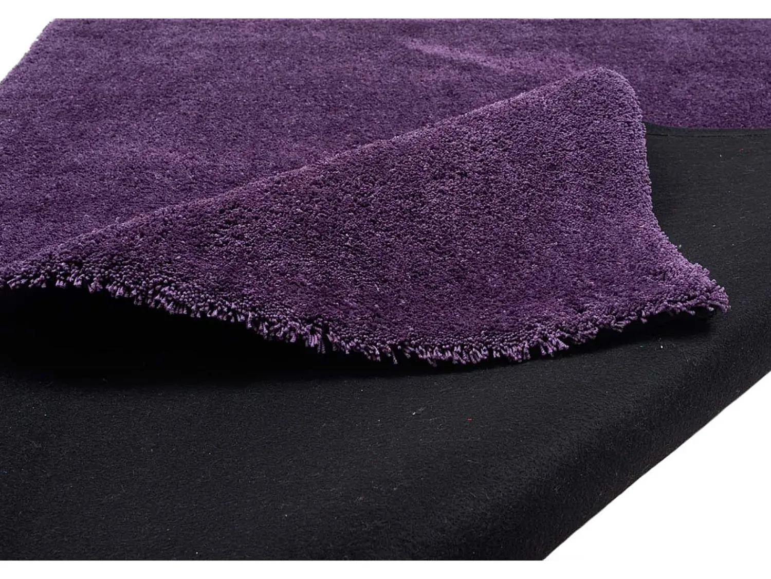 New Alfombra Shaggy tejida a mano 140x200 cm Morado Cozy Violeta
