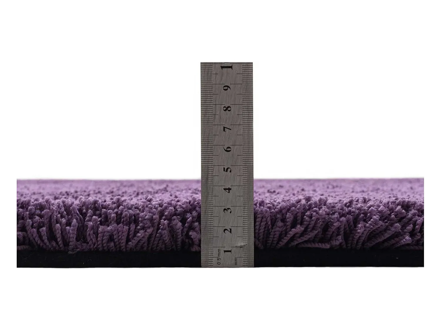 New Alfombra Shaggy tejida a mano 140x200 cm Morado Cozy Violeta