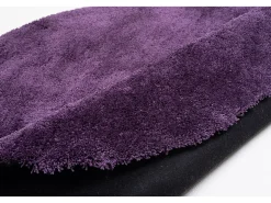 Clearance Alfombra Shaggy tejida a mano 140x140 cm Morado Cozy Violeta