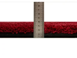 Alfombra Shaggy tejida a mano 160x230 cm Rojo Cozy