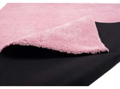 Alfombra De Salón^Alfombra Shaggy tejida a mano 160x230 cm Cozy Rosa