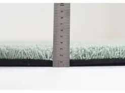 Alfombra De Salón|Alfombra Redonda^Alfombra Shaggy tejida a mano 140x140 cm Menta Cozy Verde almendra