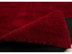Alfombra Shaggy tejida a mano 190x290 cm Rojo Cozy