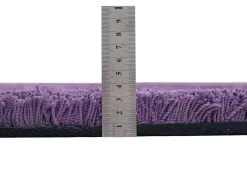 Outlet Alfombra Shaggy tejida a mano 80x120 cm Morado Cozy Violeta